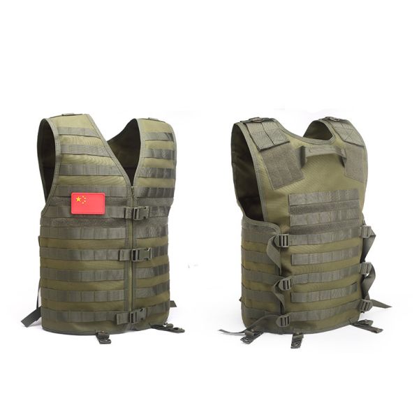 Multifunctional Military Tactical Vest Equipment 100% Polyester Camo Tactical Vest