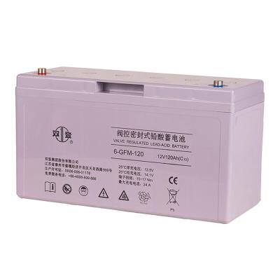 Effective 12V120AH ShotoRechargeable 6-GFM-120 Lead Acid Battery for UPS Power System