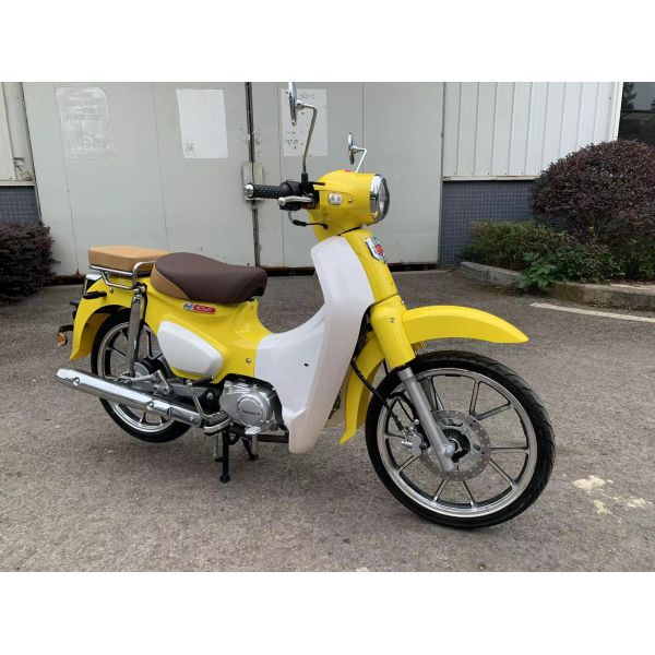 50cc 110cc Мотоцикл Super Cub Мотоцикл высокопроизводительный Мотоцикл скутеры Бензиновый дисковый передний тормоз Красный цвет