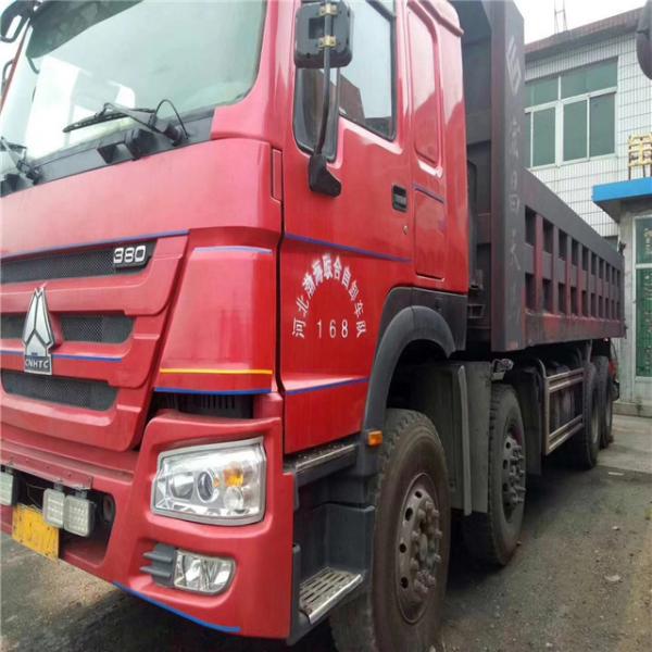Manual Transmission Type howo dump 10wheels truck/6x4 middle lifting howo dump truck for sale