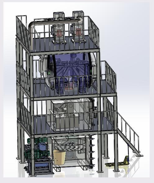Amorphous Alloy Powder Manufacturing Equipment 5kw High Frequency Output