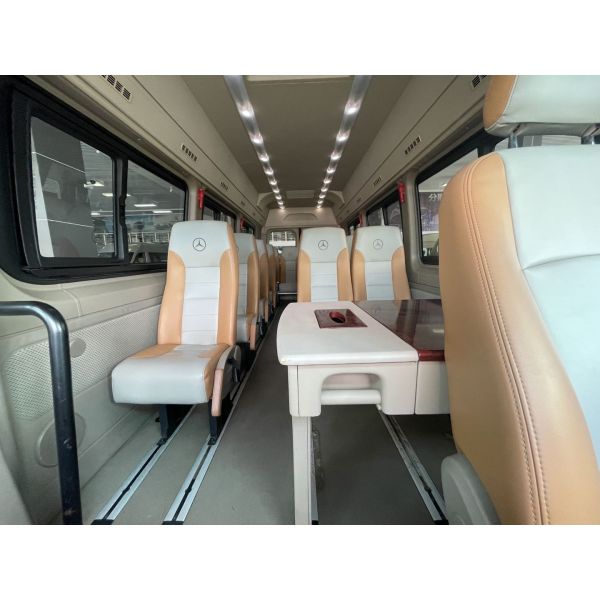 Used Luxury Buses Benz Commercial Mini Bus 19 Seats Front Engine Daimler Engine EURO V