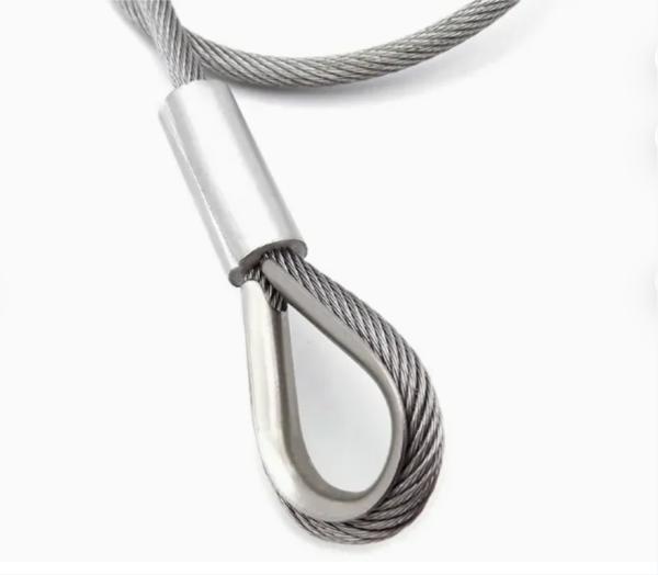 Galvanized Wire Rope Sling with Wire Rope Thimble on Both Ends – Premium Lifting Solution