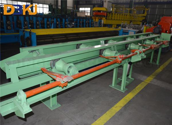 Straight Seam ERW Tube Welding Line , DB16mm Round Or Rectangular Pipe Milling Machine