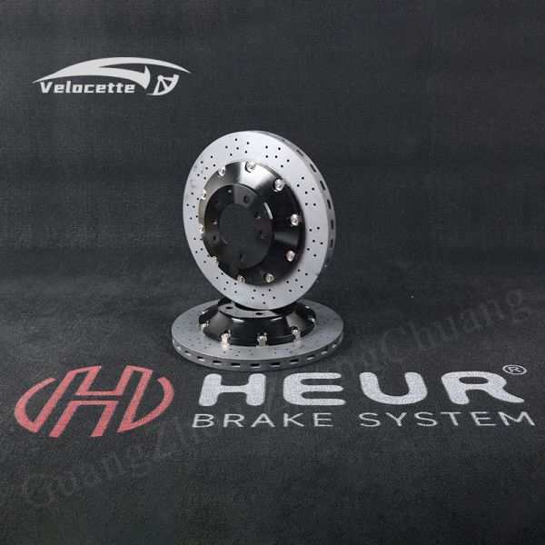 HEUR Porsche carbon ceramic brake discs For Boxster GTS(981) 3.4L Customize 380*28mm Rear Set