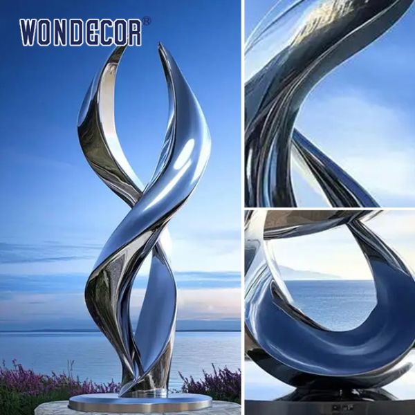 Скульптура из нержавеющей стали