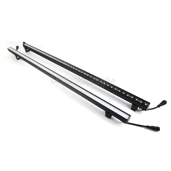 IP65-rated 1000x27x25mm DC24V DMX512 RGB LED Pixel Bar Light