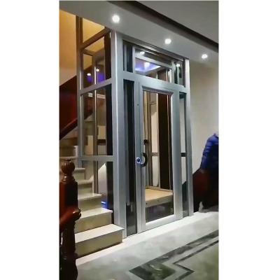 Automatic Doors Silent Home Traction Gearless Elevator Villa Elevator Lift