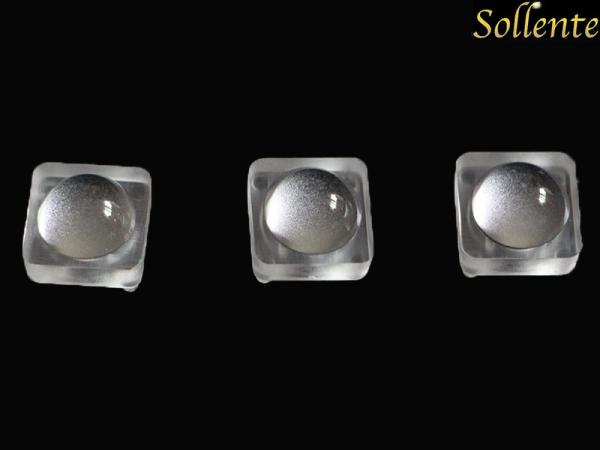10Mm 80 Degree LED Optics Lenses , 3 Watts Led Light Components Parts SMD 5050