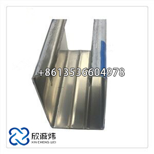 Galvanized Steel Track Guide Rail For Roller Shutter Doors Wall Mounted Installation