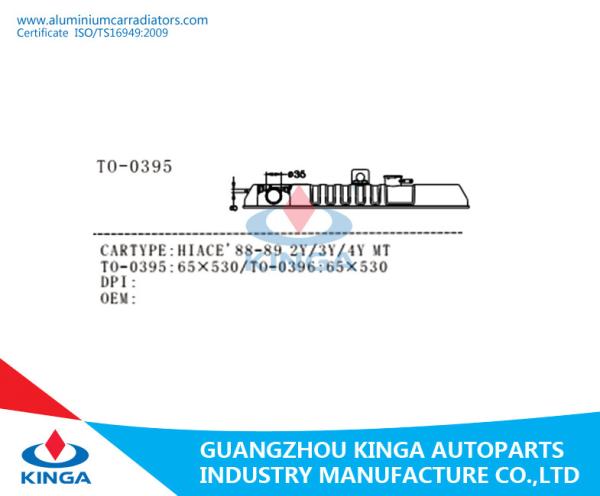 Automotive Parts Plastic Radiator Tank Of Toyota Hiace '88-89 2Y/3Y/4Y Mt For Replacement