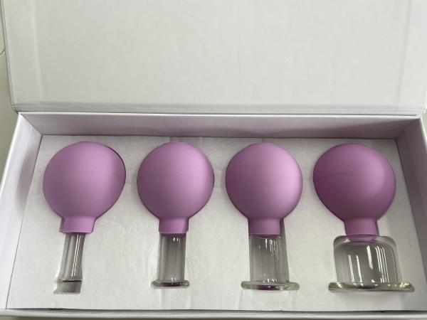 4 PCes de colocar pequeno colocando de Mini Massage Eye Face Massager do grupo da massagem facial ajustada do silicone dos cuidados médicos