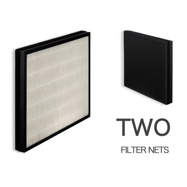 Energy Economical 86W HEPA Dust Desk Air Purifier Aluminum Mesh