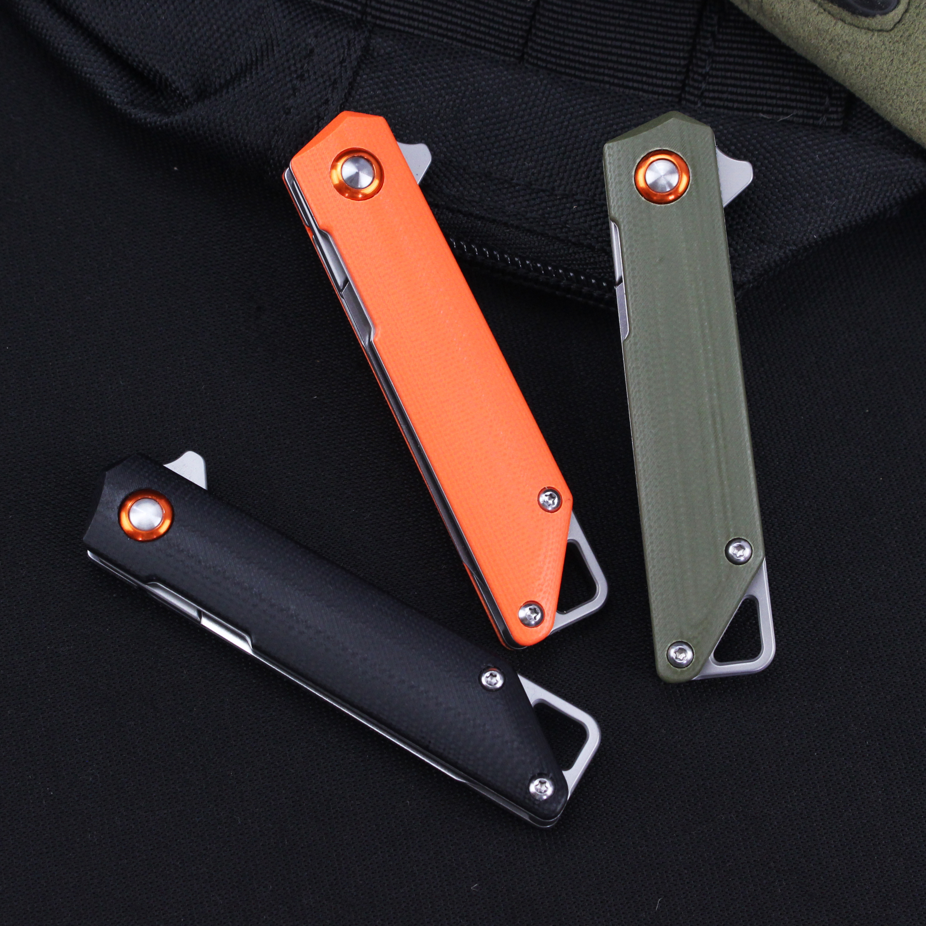 Scalpel Factory Direct Sales with G10 Handle Carbon Steel Folding Knife