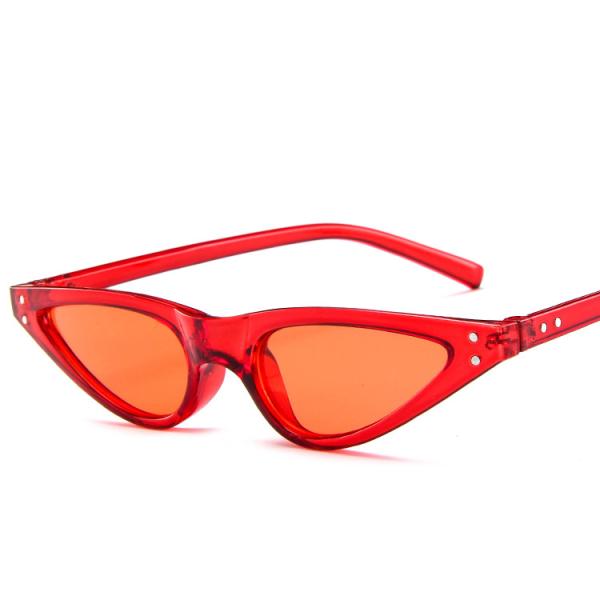 Retro Small Petals Drips Design Small Cat Eye Sunglasses Designer Sunnies Fun Glasses