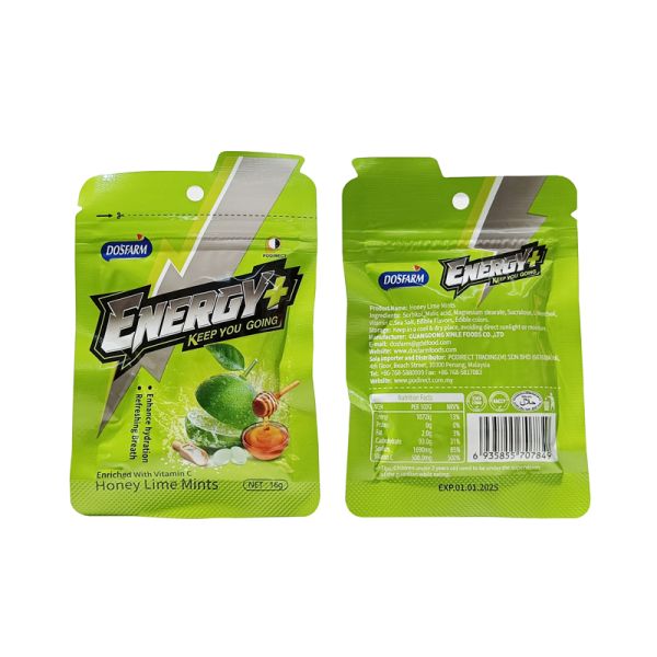 Vitamin Honey Lime Sugar Free Fruit Mints Refreshing Customized Manufacturer
