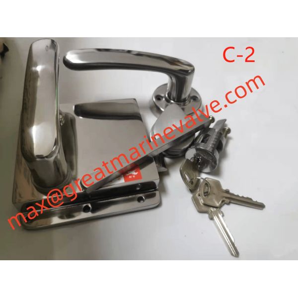 C-2 Marine Door Lock - Direct Replacement for OHSHIMA OHS-3400/3550 | IMPA 490187