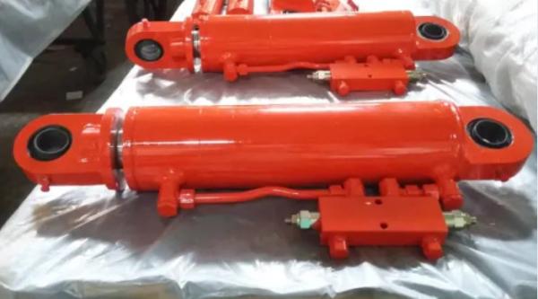 Tractor Loader Welded Hydraulic Cylinders Push Pull Welded 3000PSI Pressure