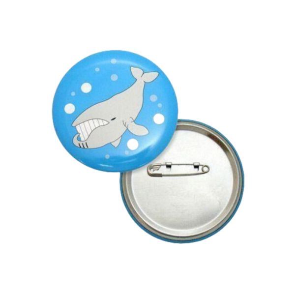 Students Full Color Printed Round Shape Tinplate Button Badges