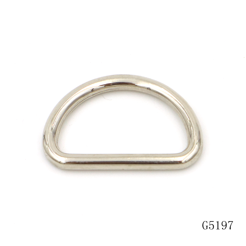 Zinc Alloy Bag Hardware D Buckle 24mm Collar Strap Metal D Ring