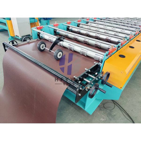 High Precision 1020 Glazed Tile Roll Forming Machine With 16 Rows 4-6M/Min Forming Speed