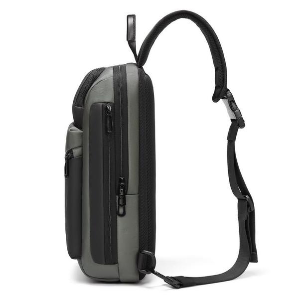 MingLu Nova Multifunção Crossbody Homem Bolsas Estilo Bolsa de Ombro Homem Sling Single Peito Bolsa para Outdoor