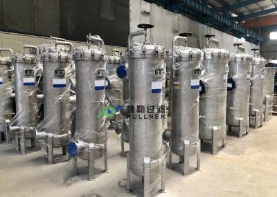 Micro Pleated Stainless Steel Filter Housing For Liquid Filtration Internal Thread