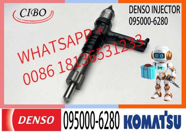 095000-6280 6219-11-3100 Injetor de combustível encaixa no motor Komatsu SAA12V140