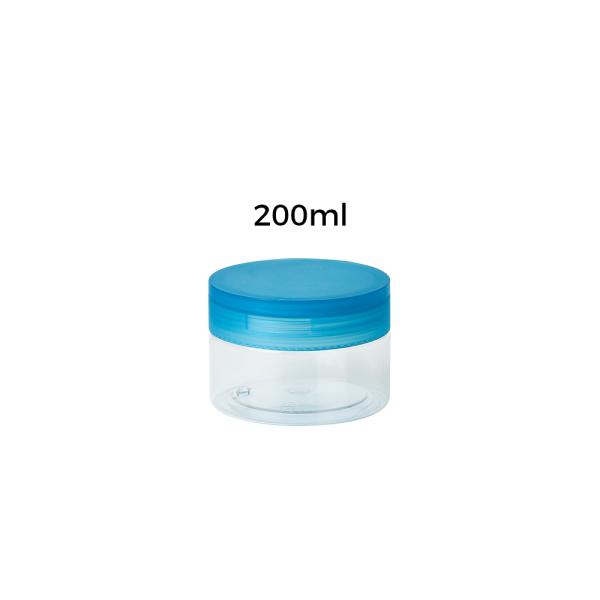 PET Transparent Cosmetic Cream Jar with Customizable Capacity