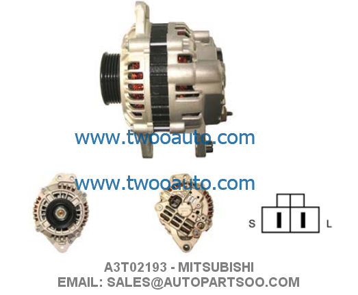 A2T04277 MD108230 - MITSUBISHI Alternator 12V 45A Alternadores