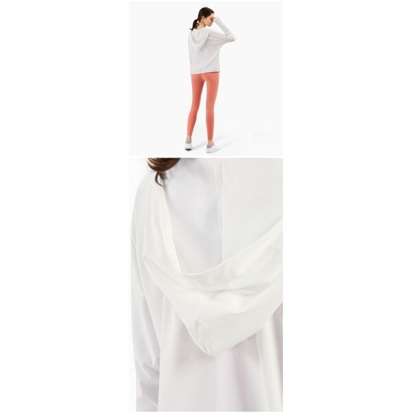 Drawstring молнии куртки куртки йоги женщин 220gsm Windproof задействуя регулируемый