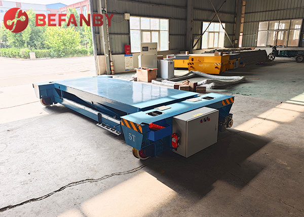 Стабильная структура обработки деталей машин Гидравлический подъемник 5T Трансферная тележка