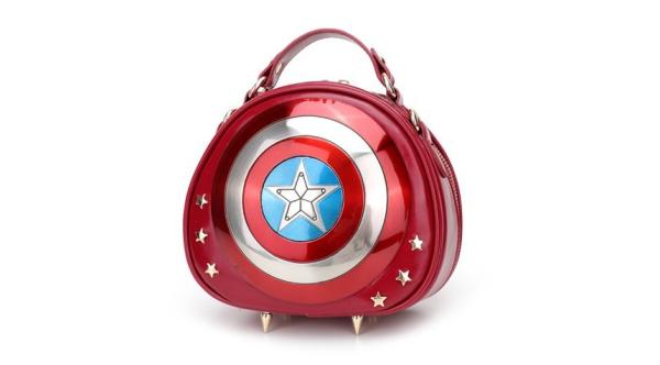 2016 New Avengers Captain America metal shield Ms. handbag Messenger Bag handbag