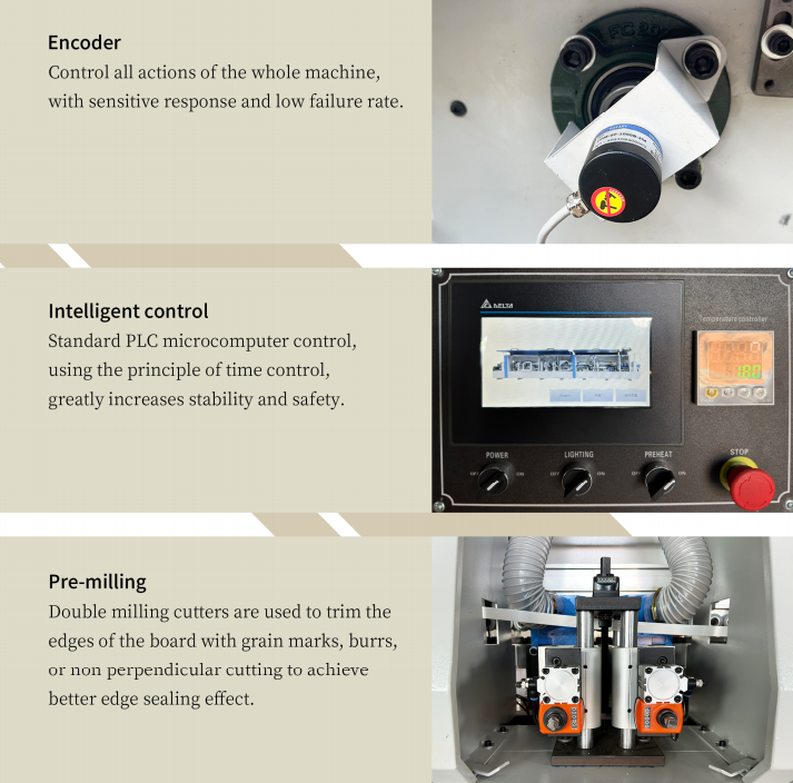 Fully Automatic 8 Function Edge Banding Machine for PVC Woodworking