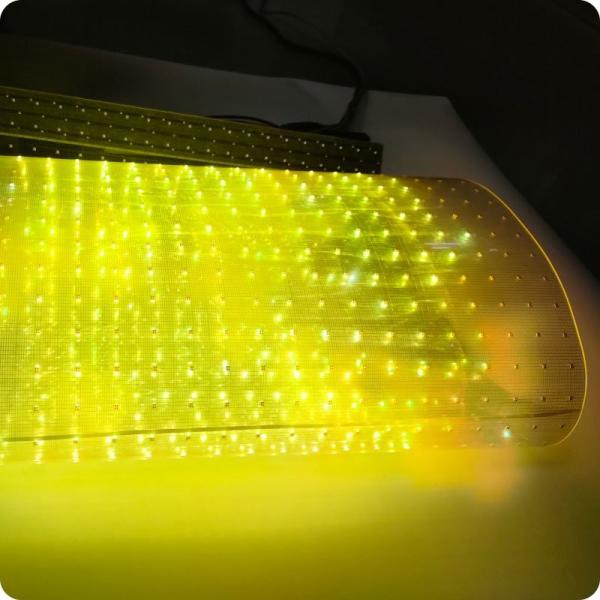 led crystal film screen transparent screen film screen holographic waterproof high-definition transparent screen crystal film screen