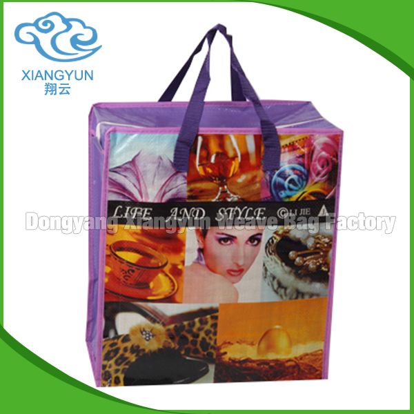 Мода новый дизайн pp покупательская рюмку пакет большой покупательский тканевой материала сумки