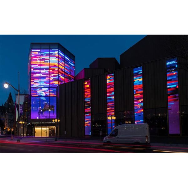10kg per sqm P3.9 transparent led video screens panels with 100x50cm Panel