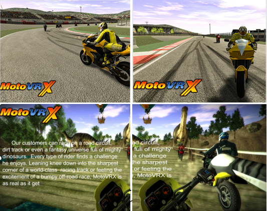 24 Inch Display VR 9D Moto Racing Simulator