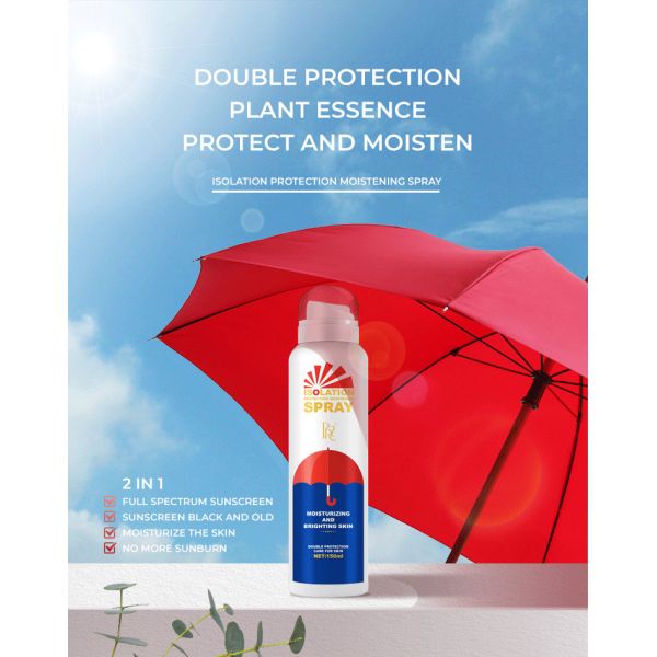 Sunblock Moisturizer Whitening Organic Sunscreen Spray For All Skin