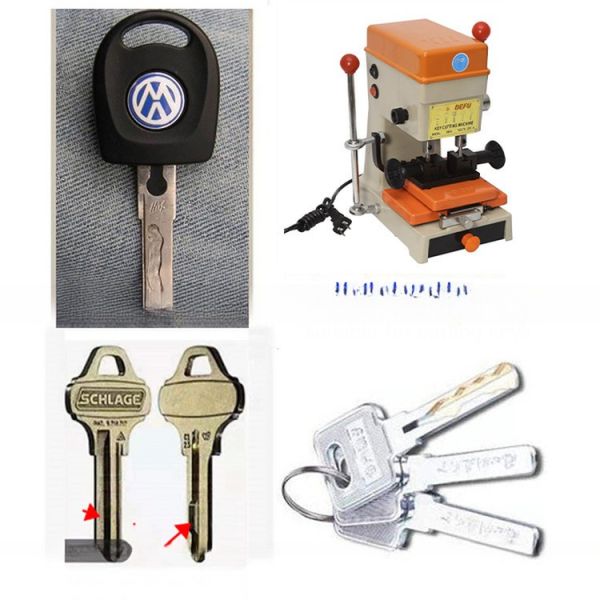 DEFU 368A Key Cutting Machine Vertical key machine for Door and Car Key Locksmith Tool