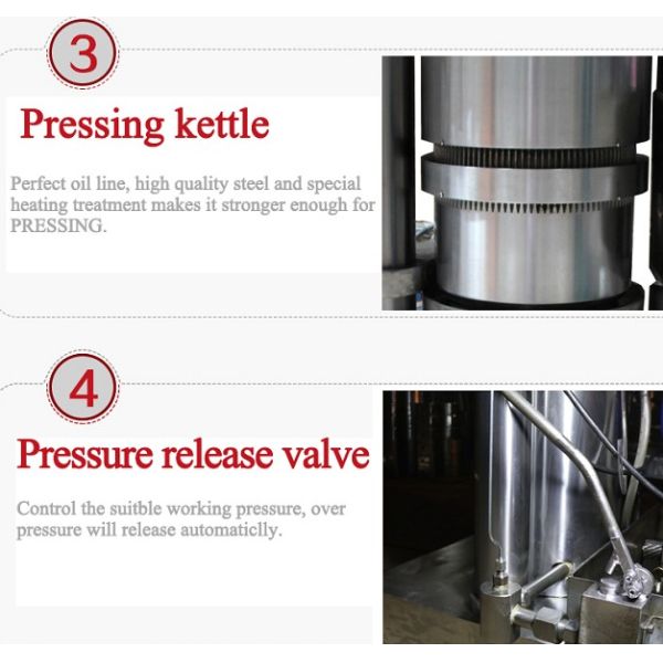 масло Presser грецкого ореха сезама 8.5kg/Batch 3Kw гидравлическое