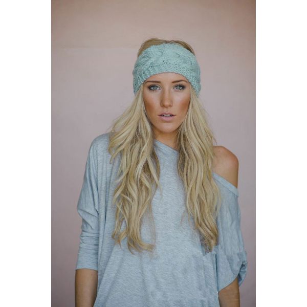 Women's Girl's Crochet Headband Knit hairband Flower Winter Ear Warmer Headwrap