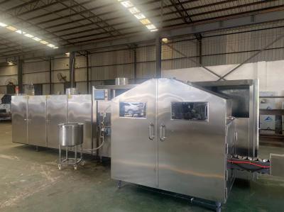 165mm Ice Cream Cone Baking Machine 2000pcs/H PLC Control