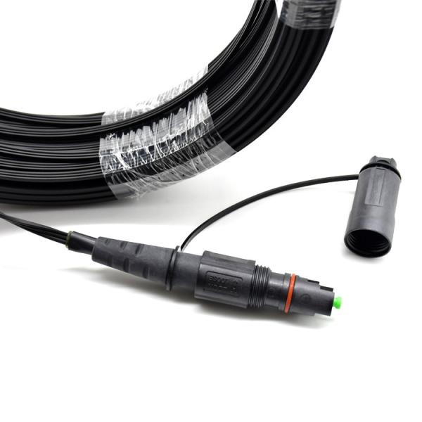 H Connector SC APC FTTH Drop Cable Assembly OptiTap CPRI