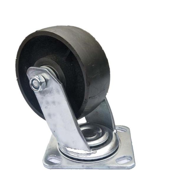 Industrial 50mm Thickness Heavy Duty All Iron Steel Swivel Caster Wheel 4 5 6 8inch