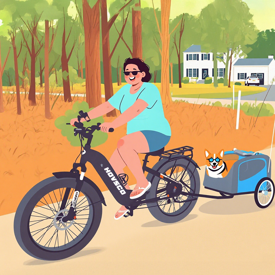 EU/AU Cargo Ebike Utility Aluminum Brushless 48V15AH Fat Tire Ebike for Delivery with Rear Rack Hub Motor 750W Electric Bike