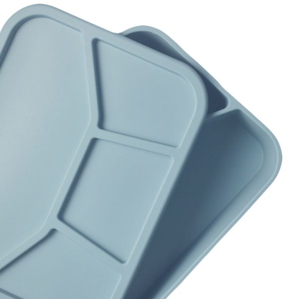 Kids Non Toxic Silicone Baby Feeding Set BPA Free Silicone Bento Box