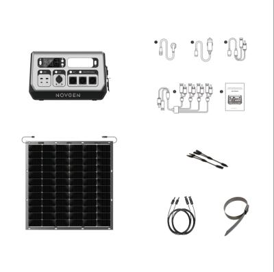 2048WH Portable Flexible Solar Panel Power Station For Balcony Backyard