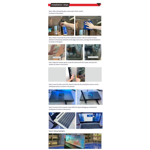 écran de film cristal LED