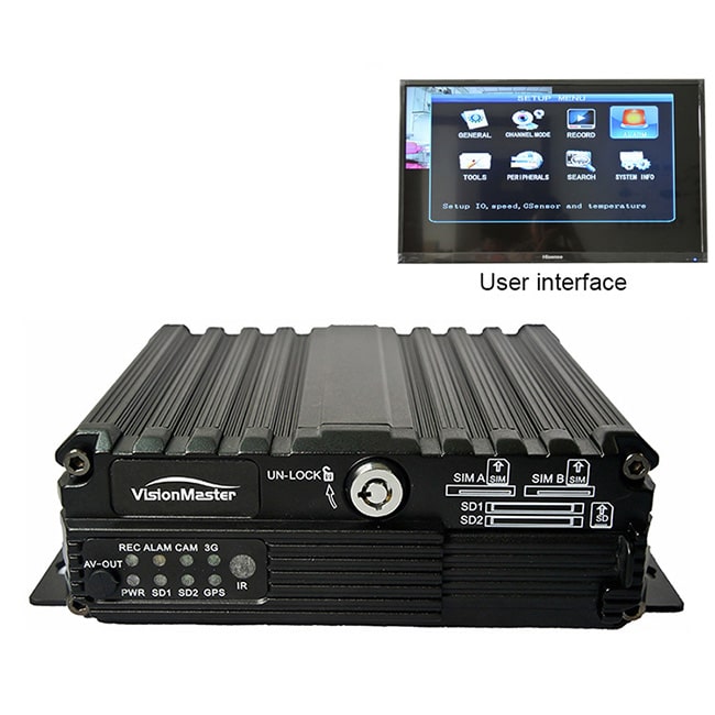 5 рекордеров безопасностью DVR канала, 1080P графический интерфейс пользователя гибрида микро- HD DVR